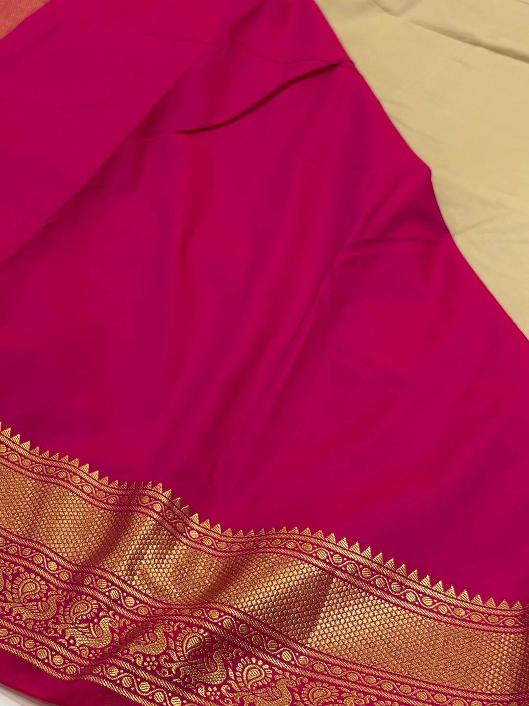 Sage Green Semi Kanchi Silk Saree