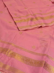 Pink Semi Kanchi Silk Saree