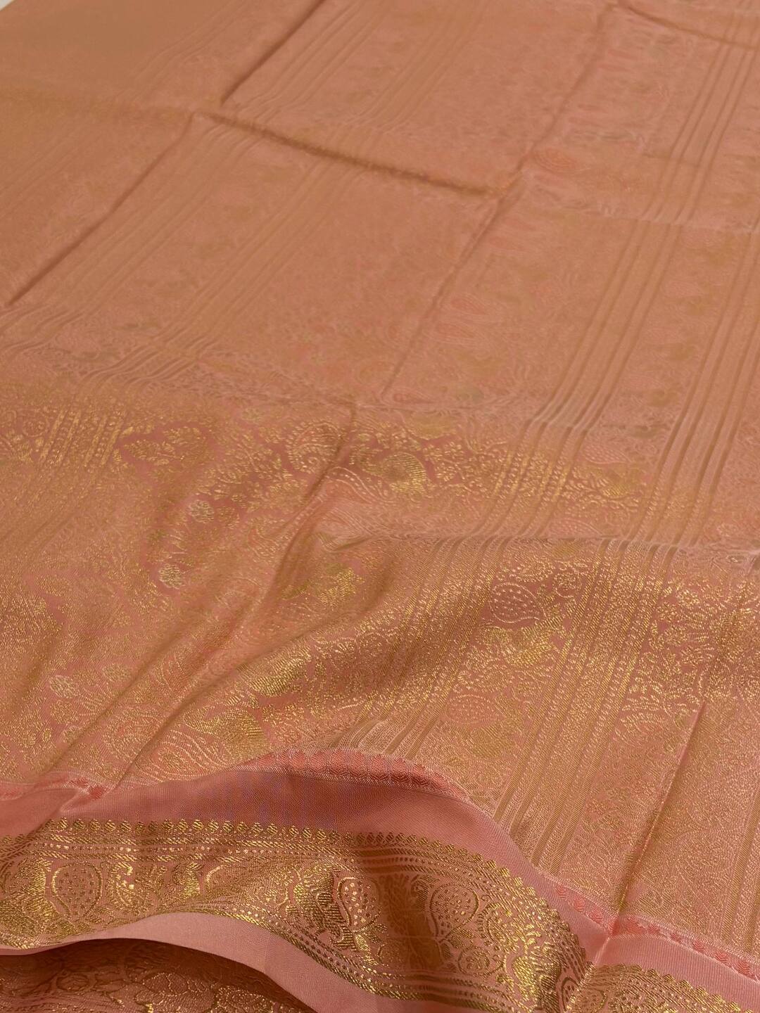Chili Red Semi Kanchi Silk Saree