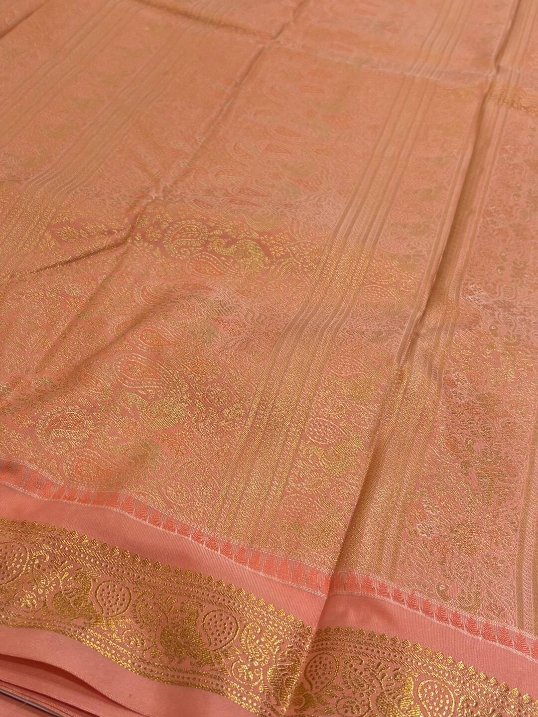 Royal Purple Semi Kanchi Silk Saree