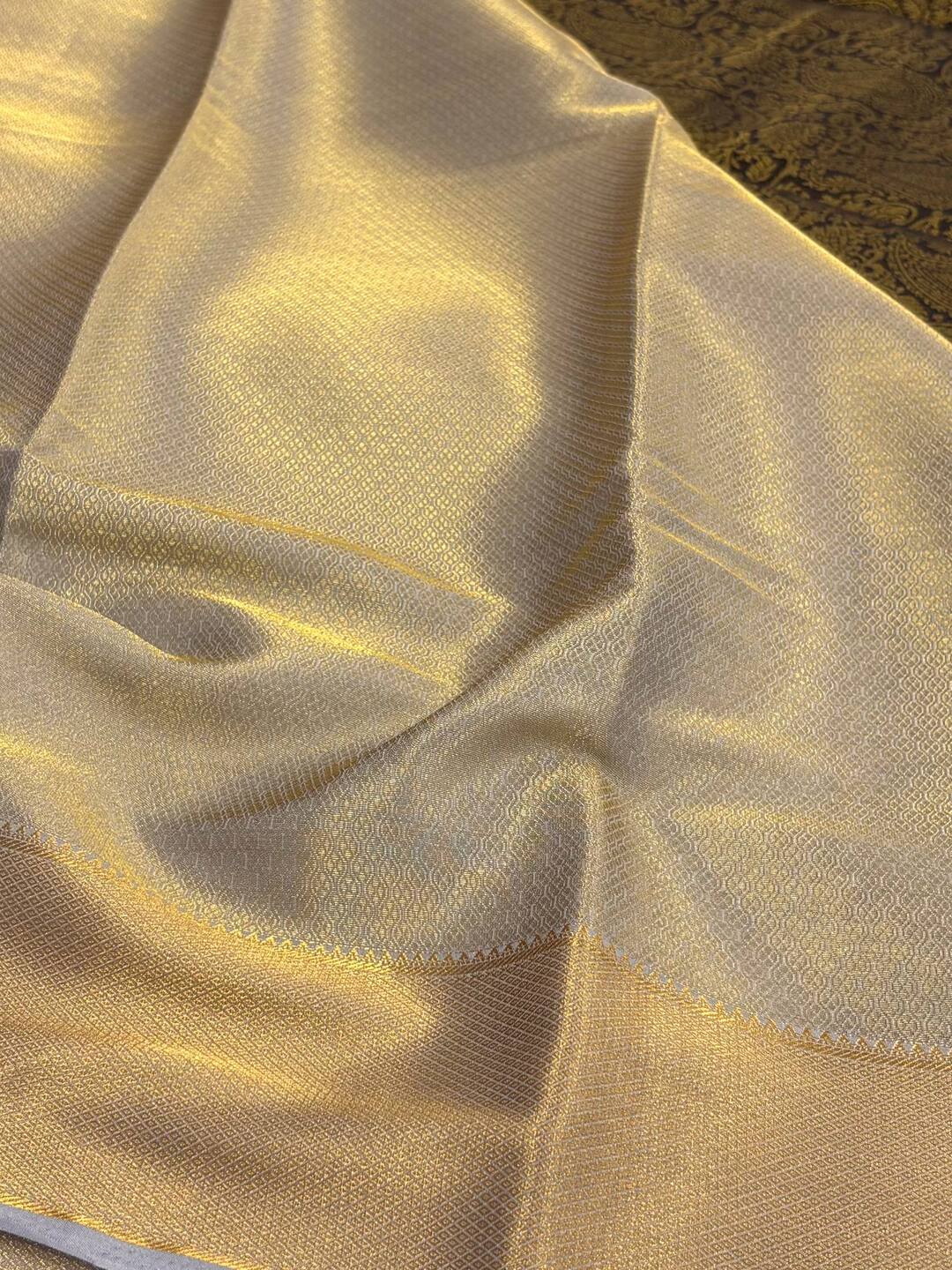 Black Banaras Chiffon Silk Saree
