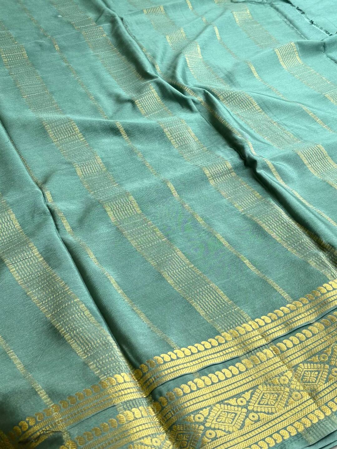 Royal Purple Semi Mysore Saree