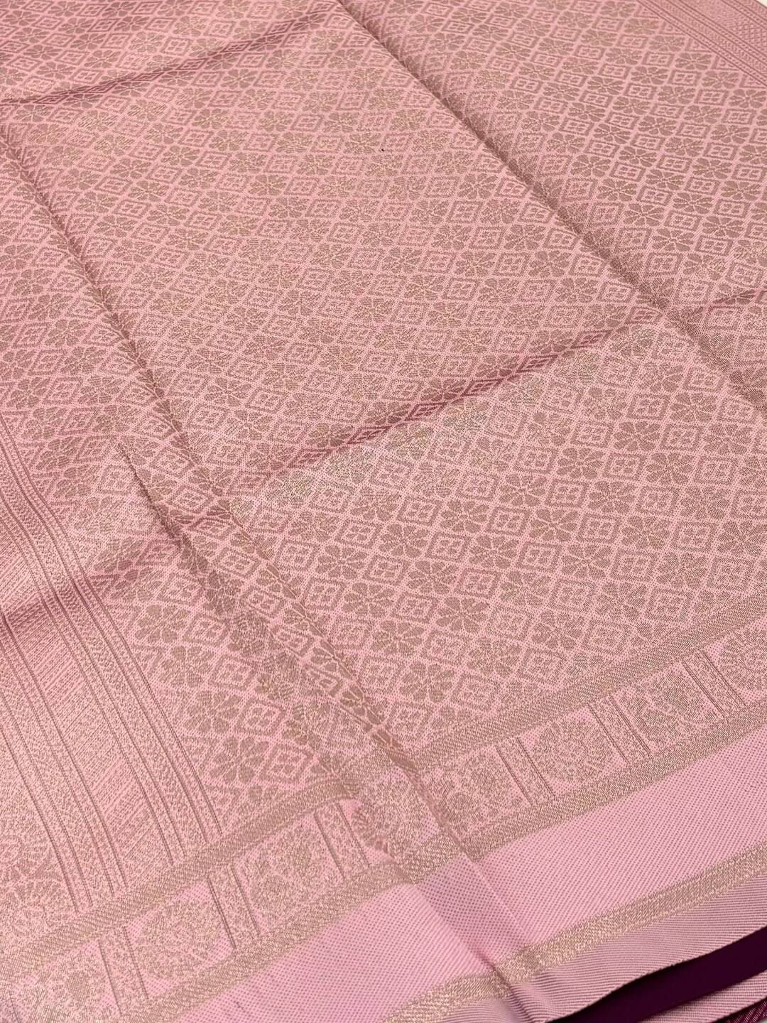 Royal Purple Cotton Silk Saree