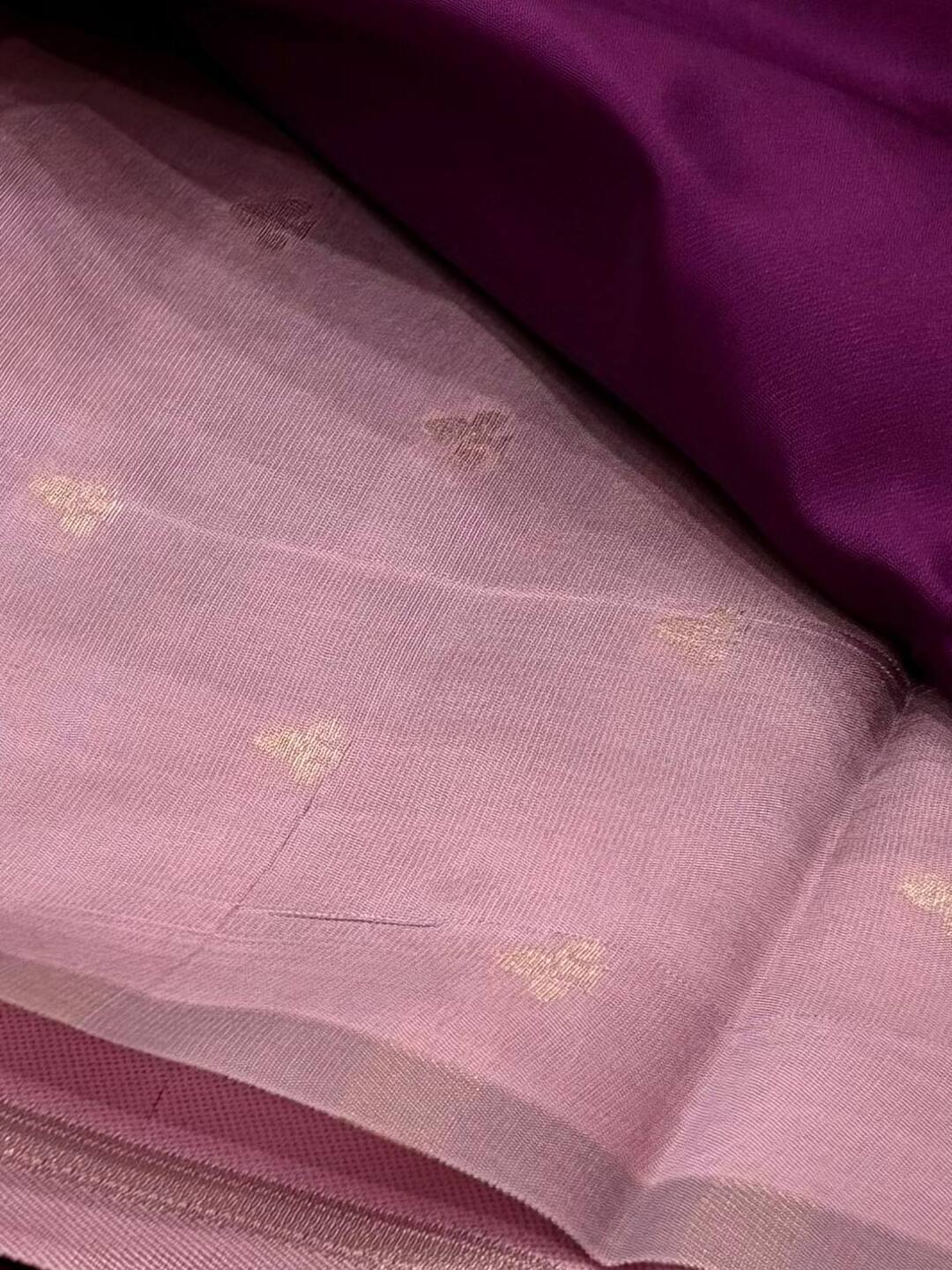 Royal Purple Cotton Silk Saree