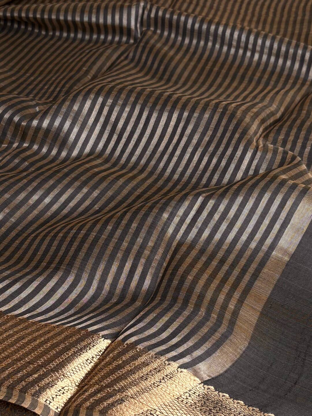 Gray Soft Cotton Saree