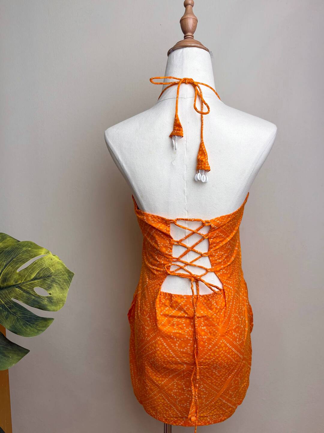 Yellow Hand block Cotton Top