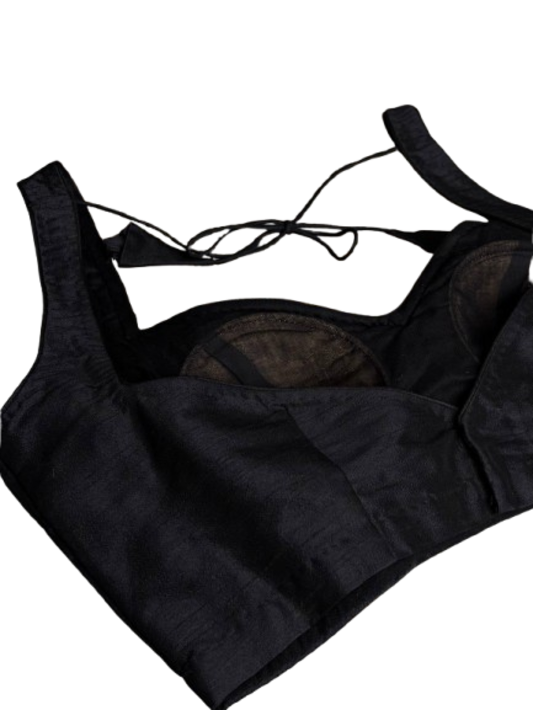 Black Sleeveless Ready Made Blouse