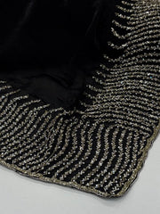 Black Georgette Saree