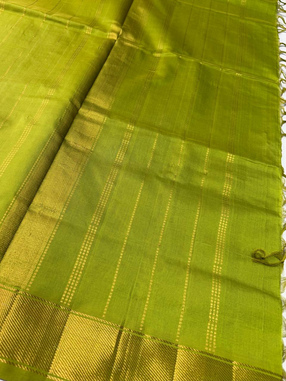 Cherry Red Cotton Saree With Contrast Blouse