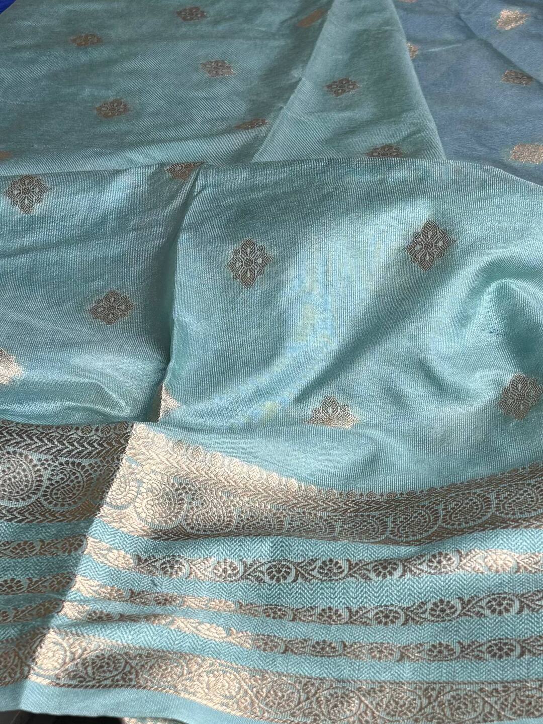 Royal Blue Banaras Cotton Silk Saree
