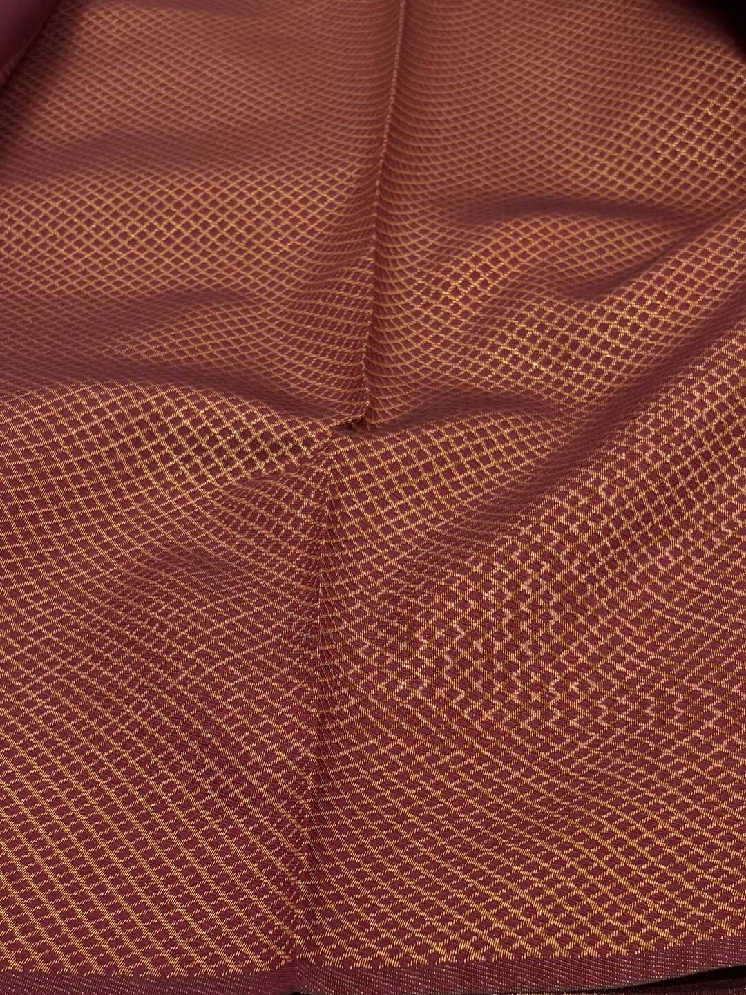 Rose Gold Cotton Silk Saree