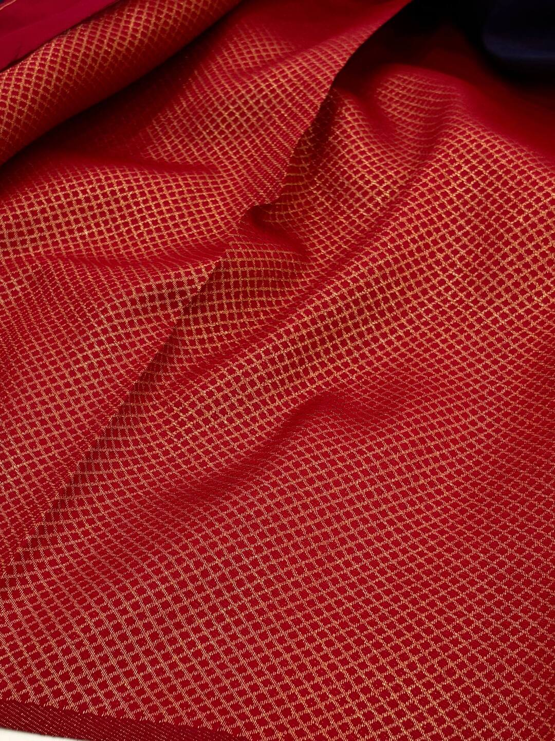 Peacock Green Cotton Silk Saree