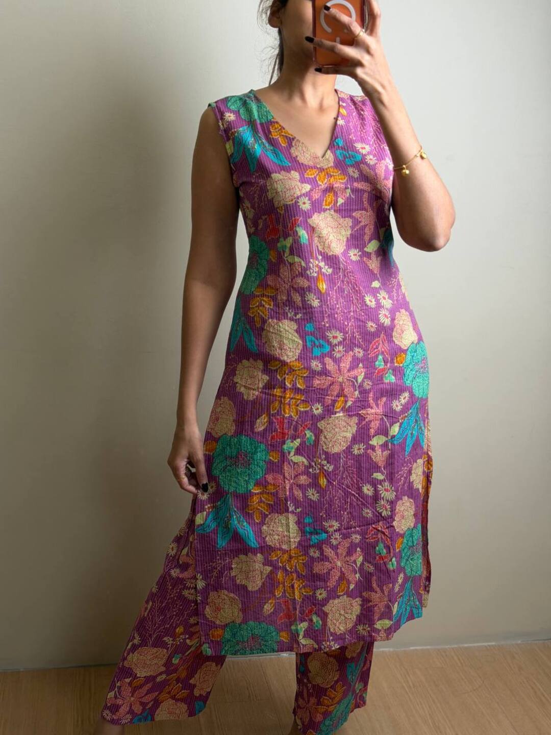 Dusty Purple 3pc Kurti Suit
