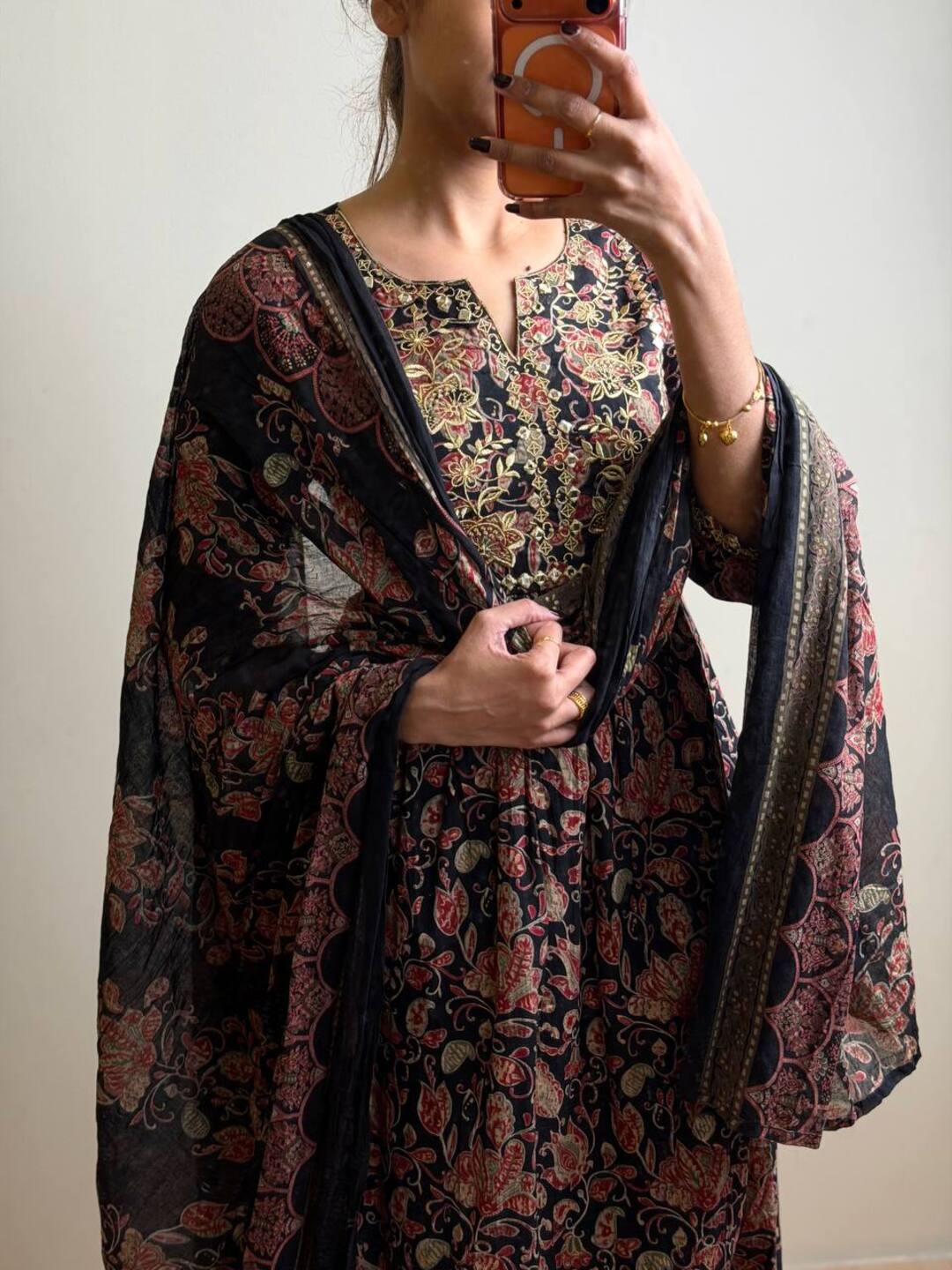 Black 3pc Kurti Suit