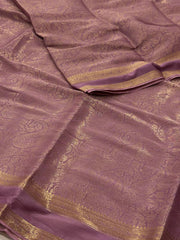 Lavender Purple Chiffon Silk Saree