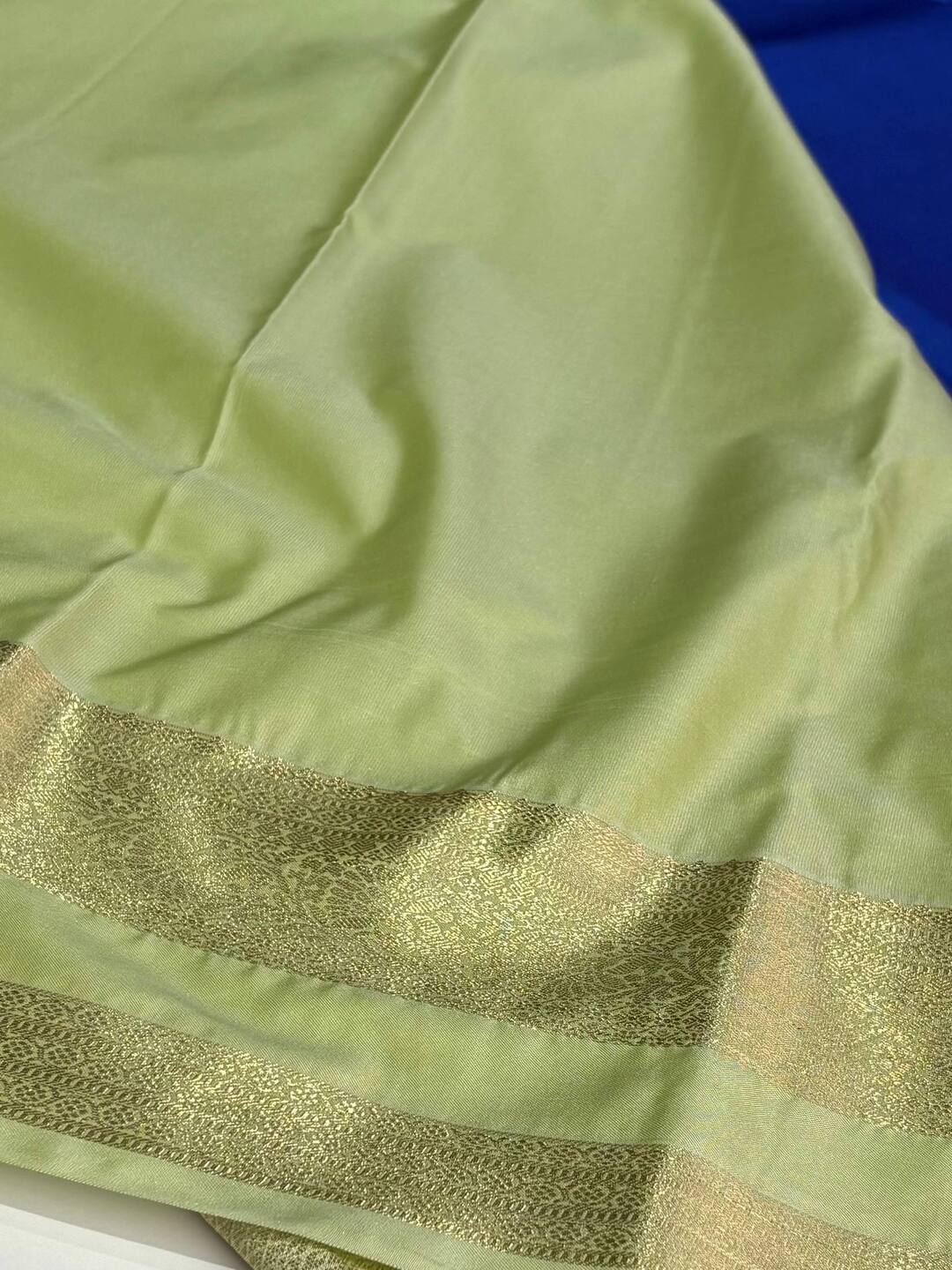 Royal Blue Semi Kanchi Silk Saree