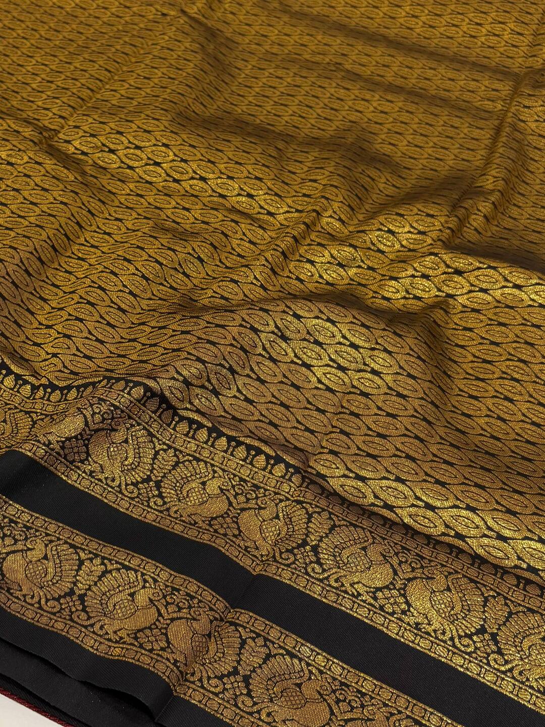Maroon Banaras Cotton Silk Saree