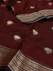 Red Soft Cotton Saree