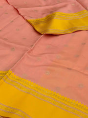 Pastel Pink Pink Cotton Silk Saree