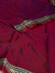 Magenta Purple Narayanpet Cotton Saree