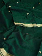 Emerald Green  Narayanpet Cotton Saree