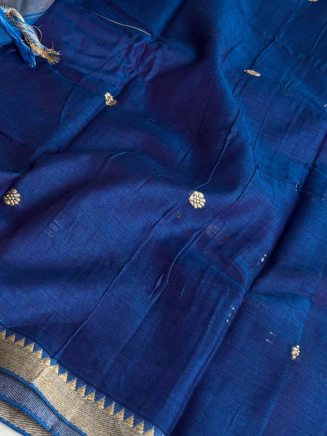 Royal Blue Narayanpet Cotton Saree
