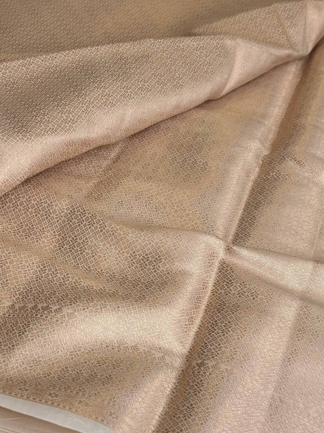 Off White Soft Cotton Saree