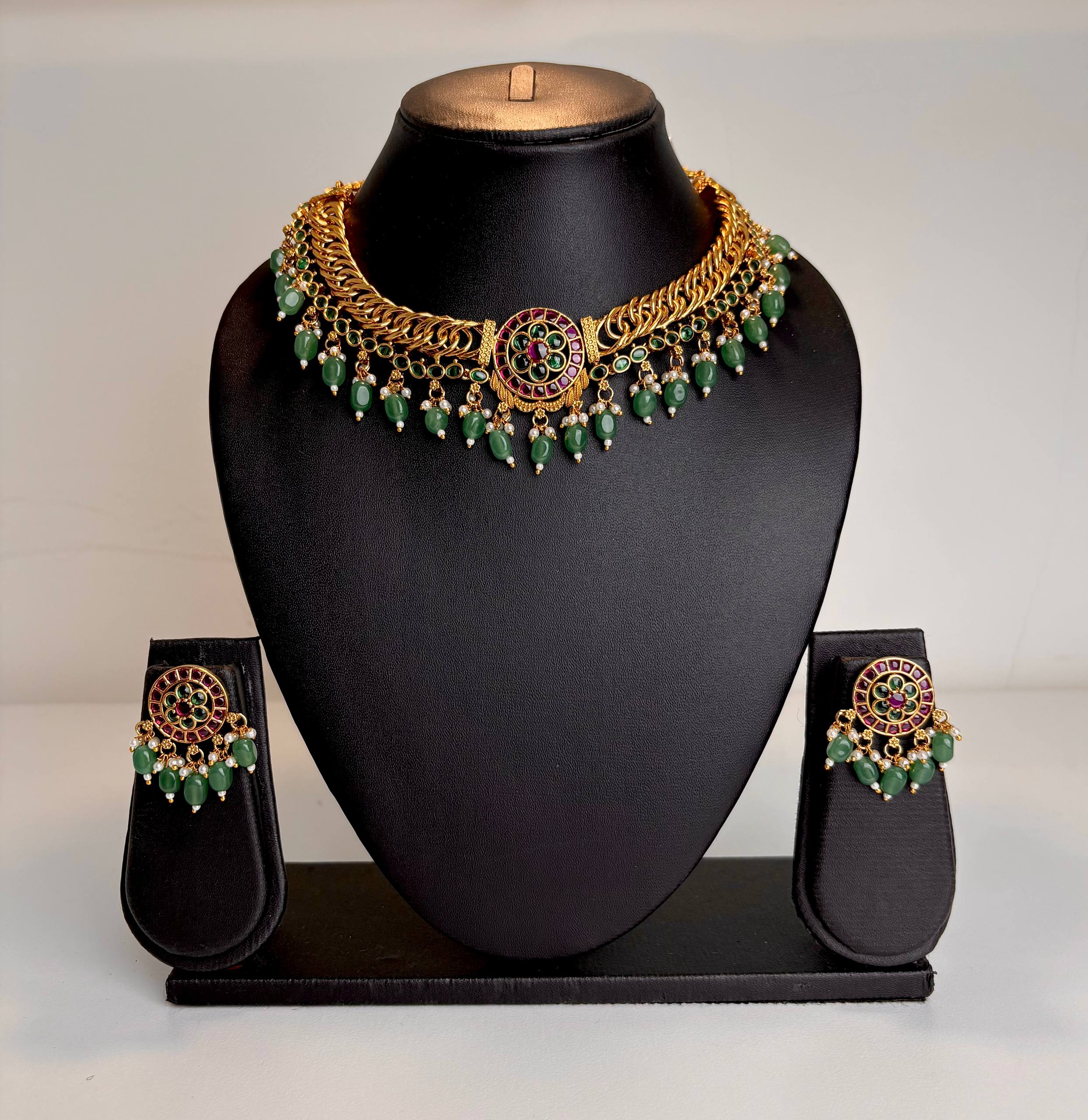 Necklace with Earrings Antique Jewellery