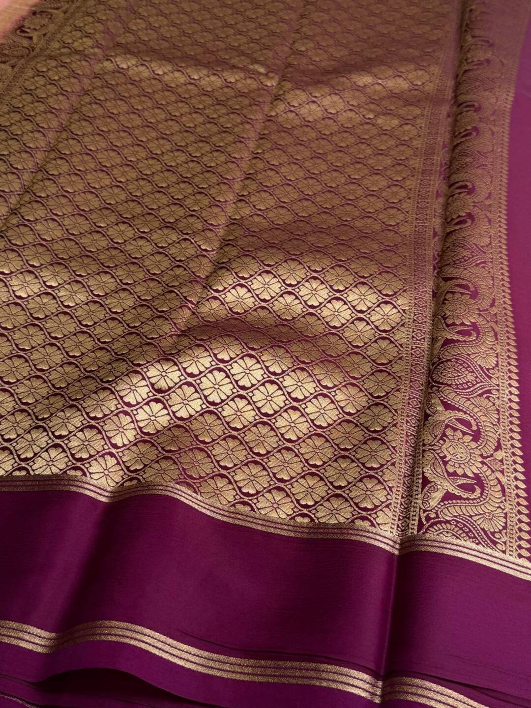Rose Pink Chiffon Cotton Silk Saree