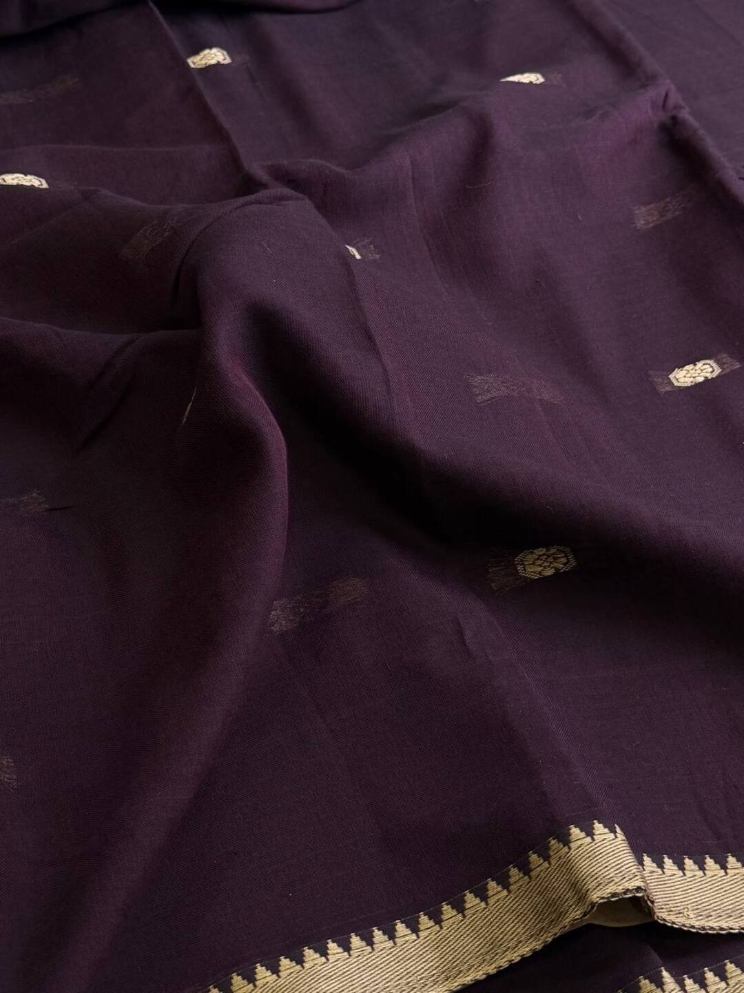 Deep Purple Narayanpet Cotton Saree