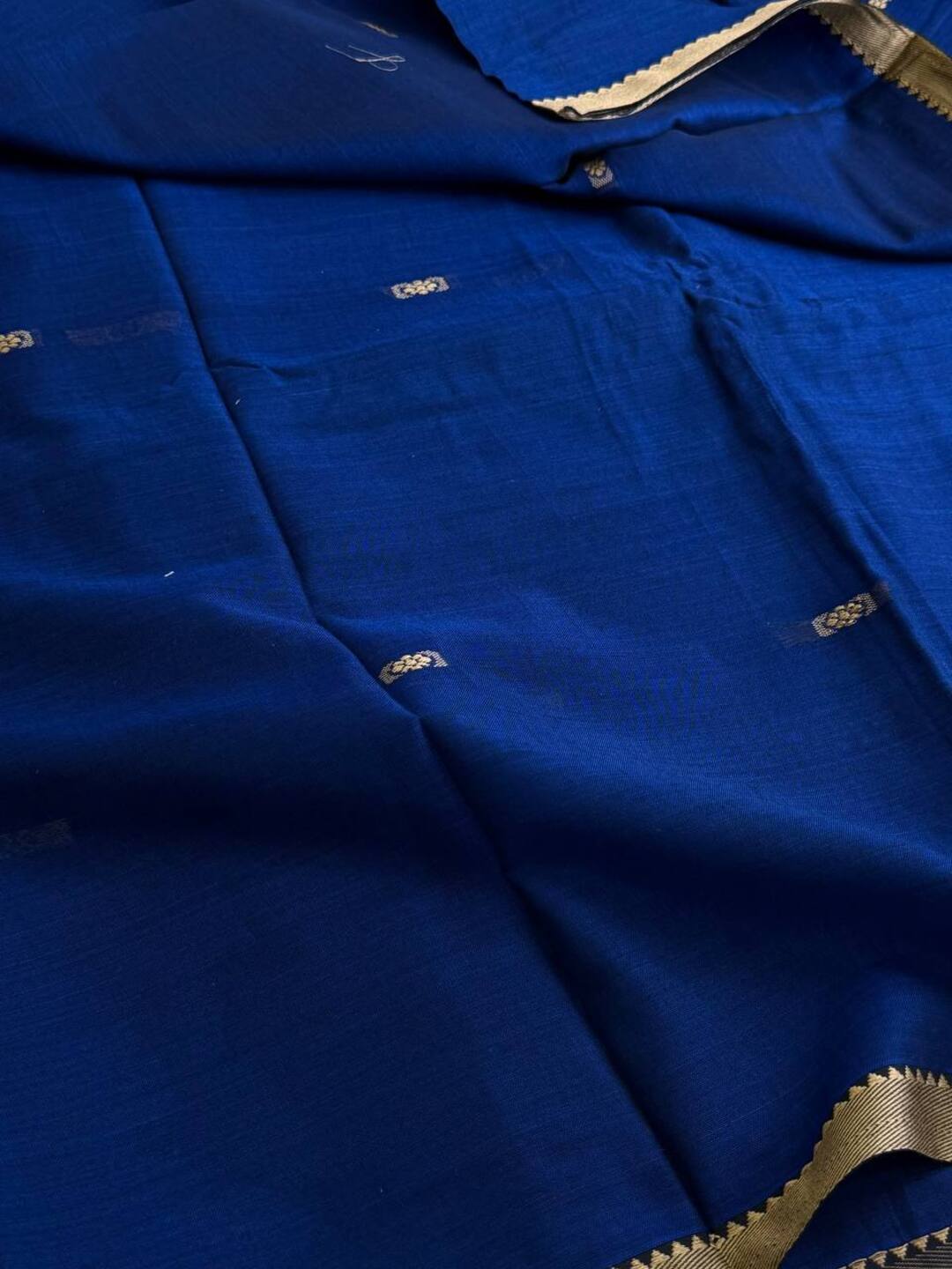Royal Blue Narayanpet Cotton Saree