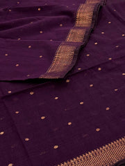 Royal Purple Kadhi Cotton Saree