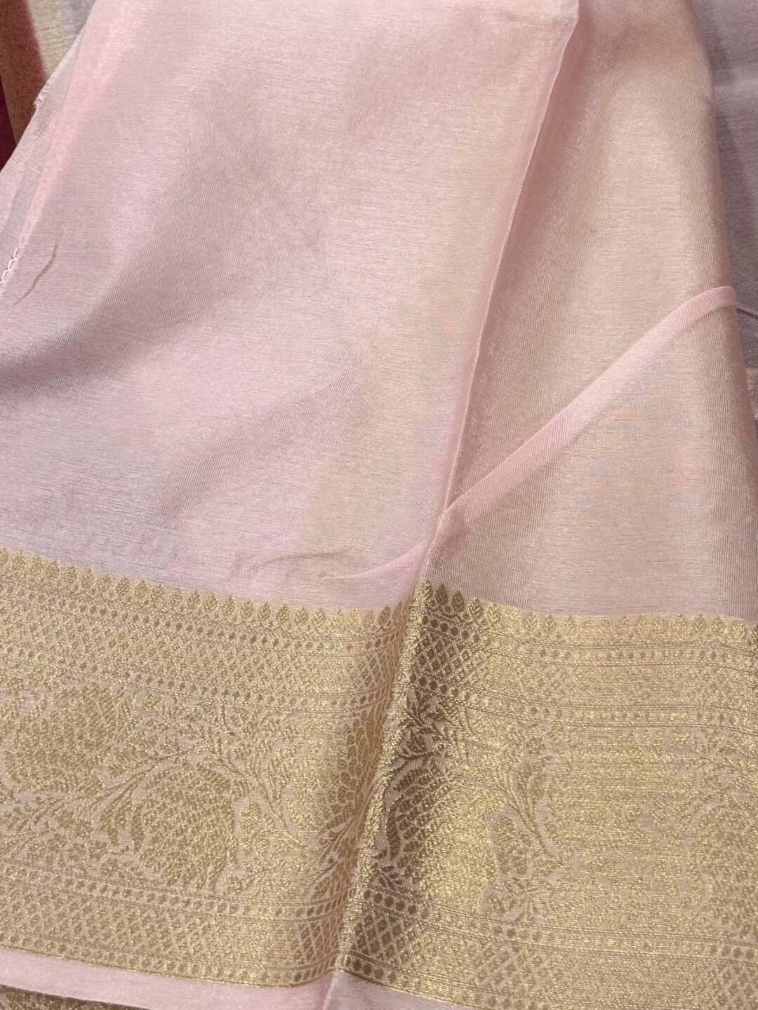 Maroon Banaras Cotton Silk Saree