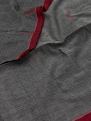 Gray Kadhi Cotton Saree