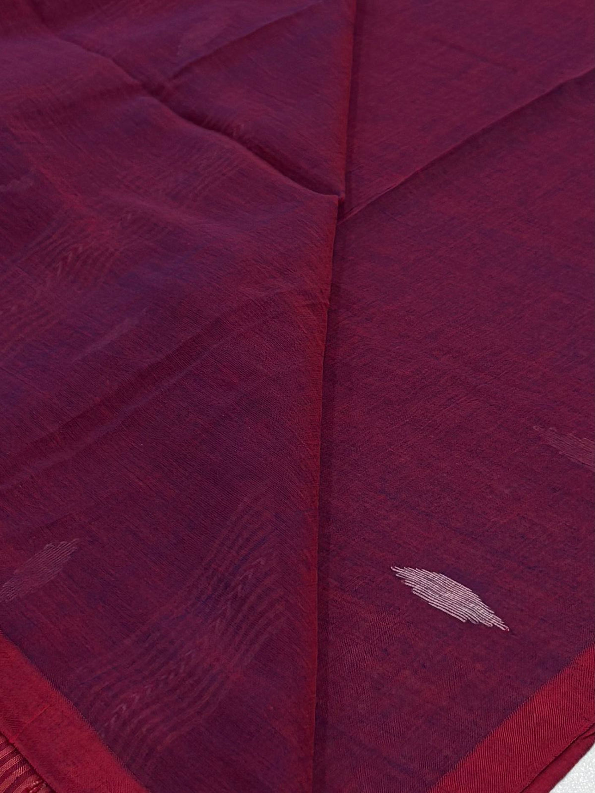 Maganta Purple Kadhi Cotton Saree
