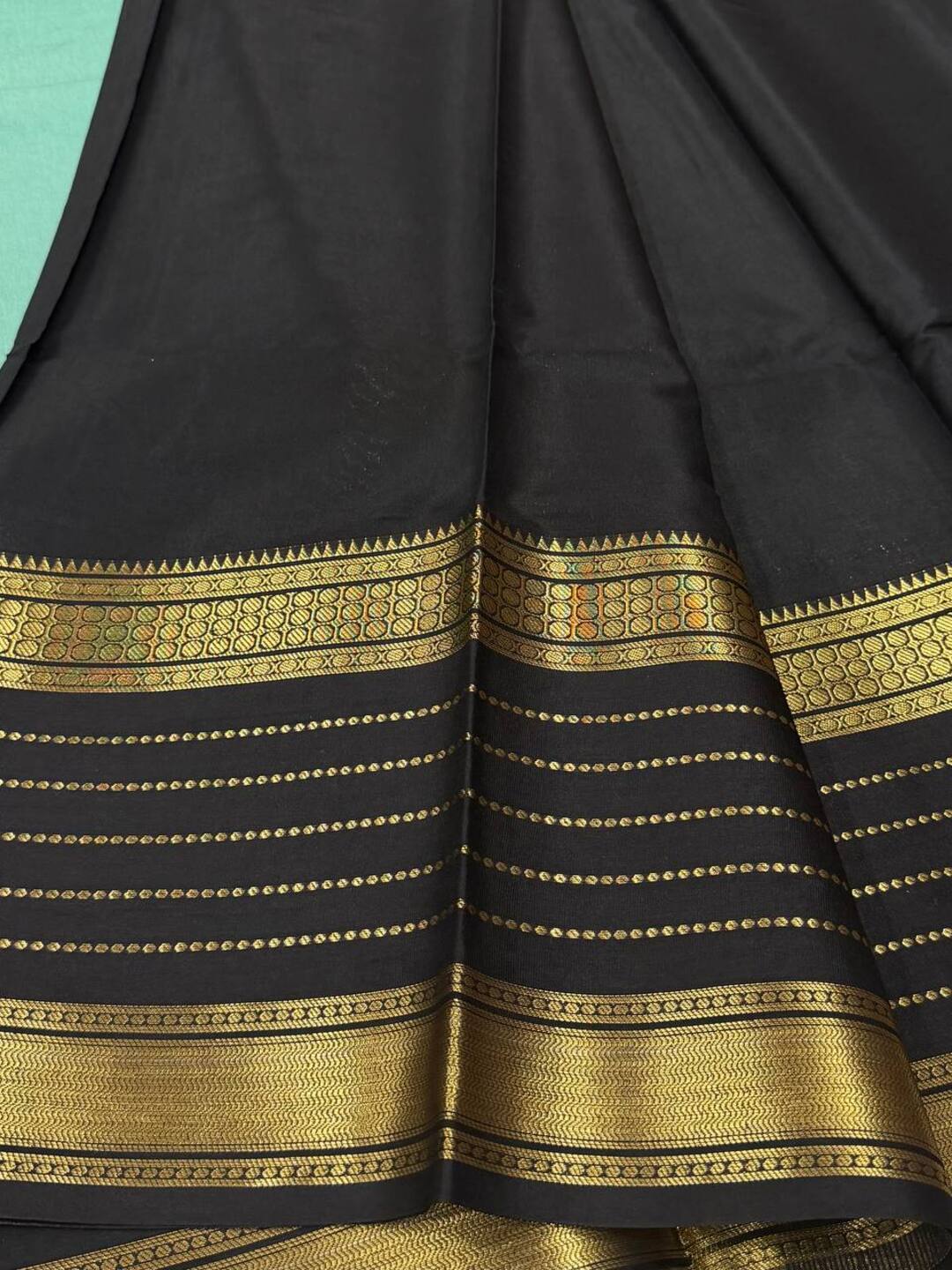 Baby Blue Banaras Cotton Silk Saree
