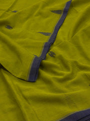Apple Green Kadhi Cotton Saree
