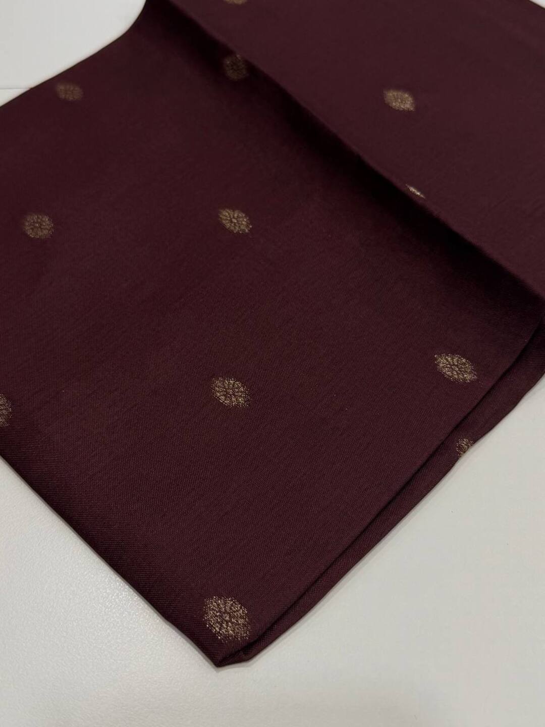 Dark Chocolate Chiffon Saree