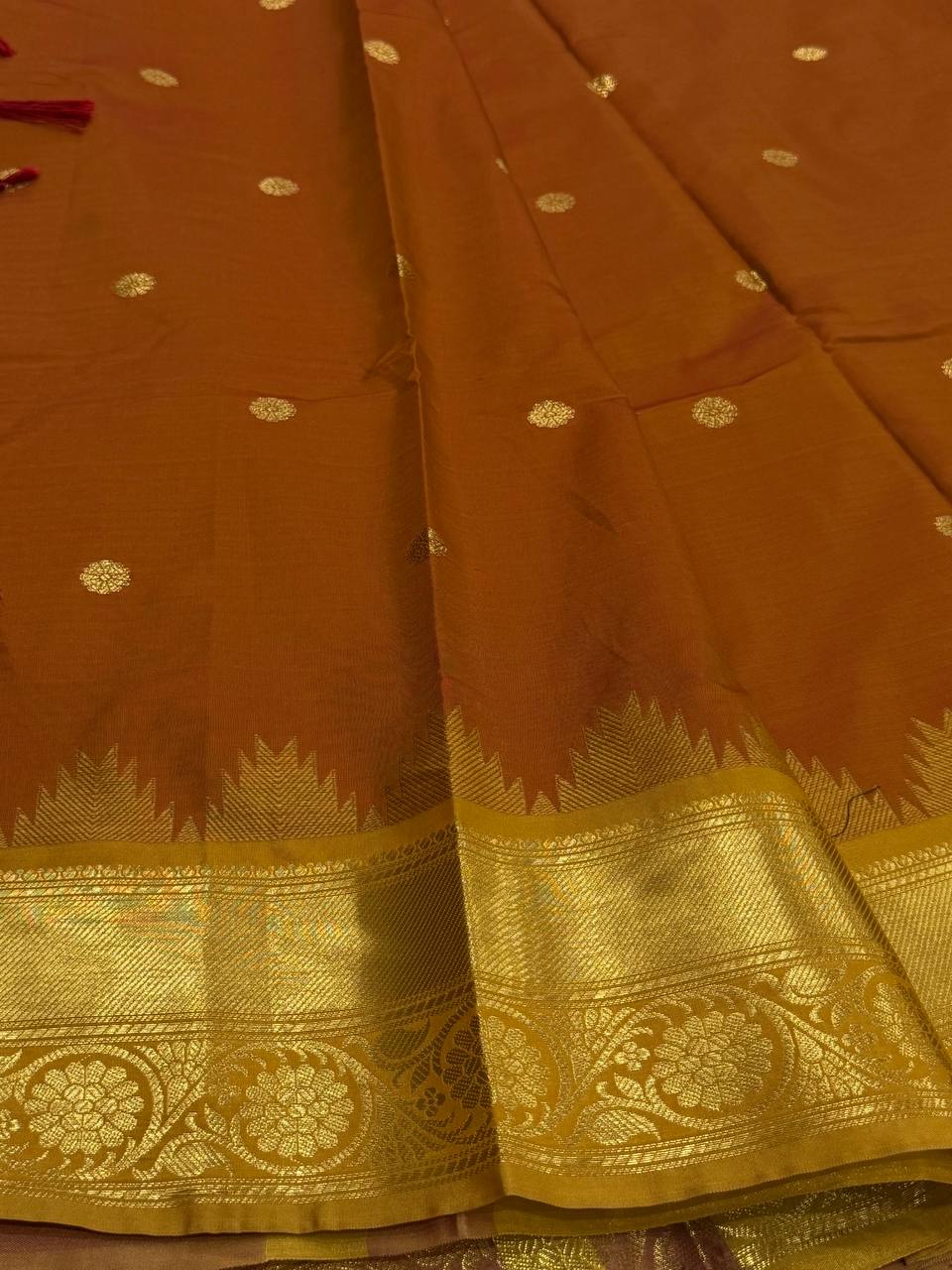 Hot Pink Banaras Cotton Silk Saree
