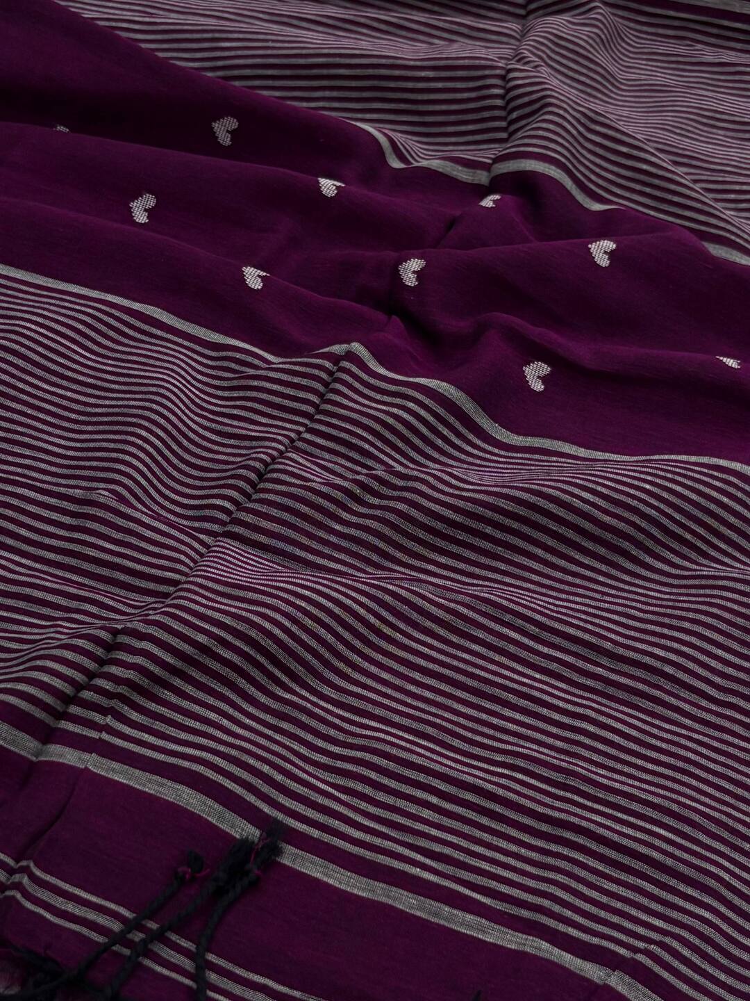 Royal Purple Kadhi Cotton Saree
