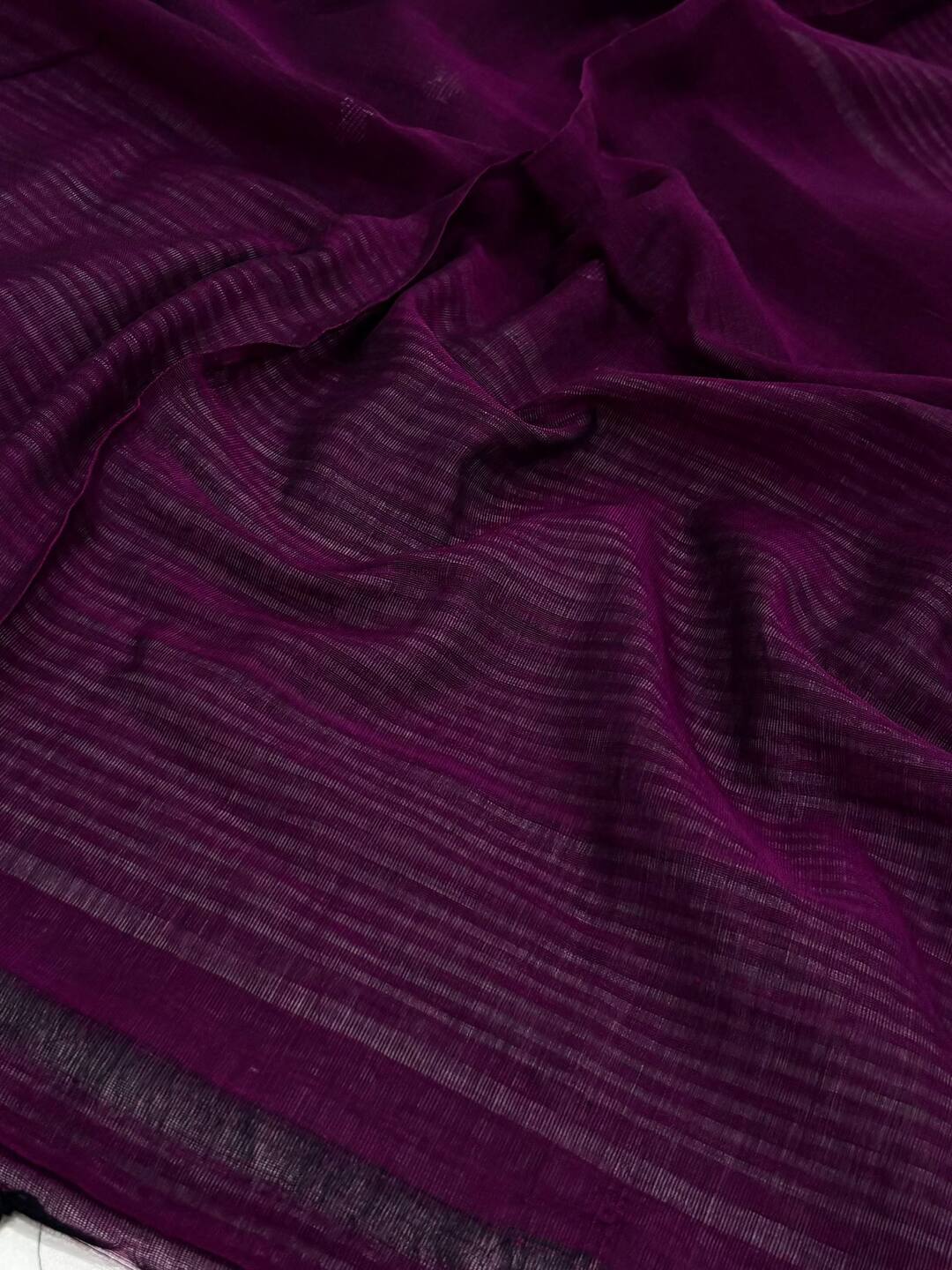 Royal Purple Kadhi Cotton Saree