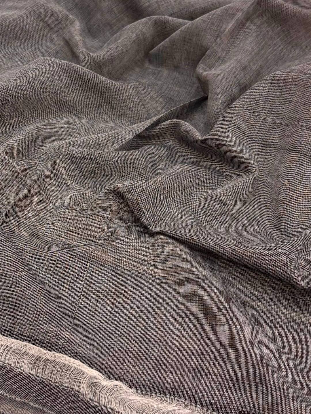 Grey Kadhi Cotton Saree