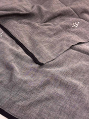 Grey Kadhi Cotton Saree