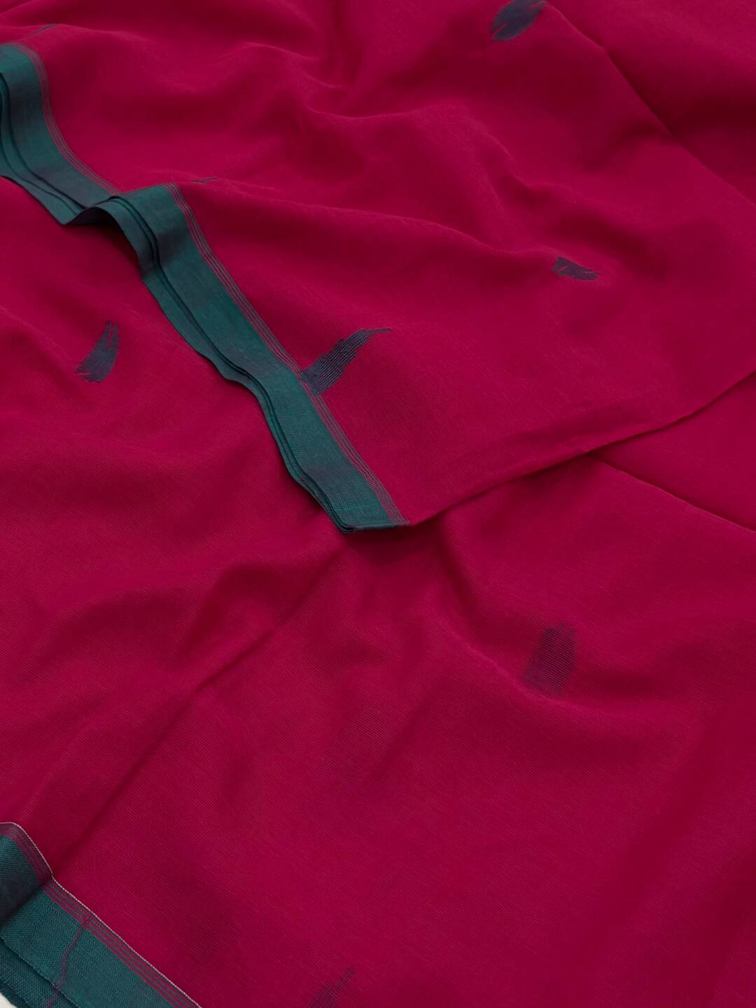 Magenta Purple Kadhi Cotton Saree