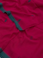 Magenta Purple Kadhi Cotton Saree
