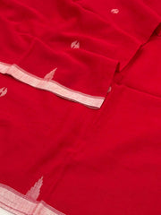 Chili Red Kadhi Cotton Saree