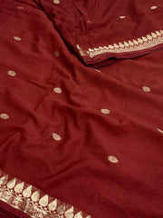 Brown Chiffon Saree