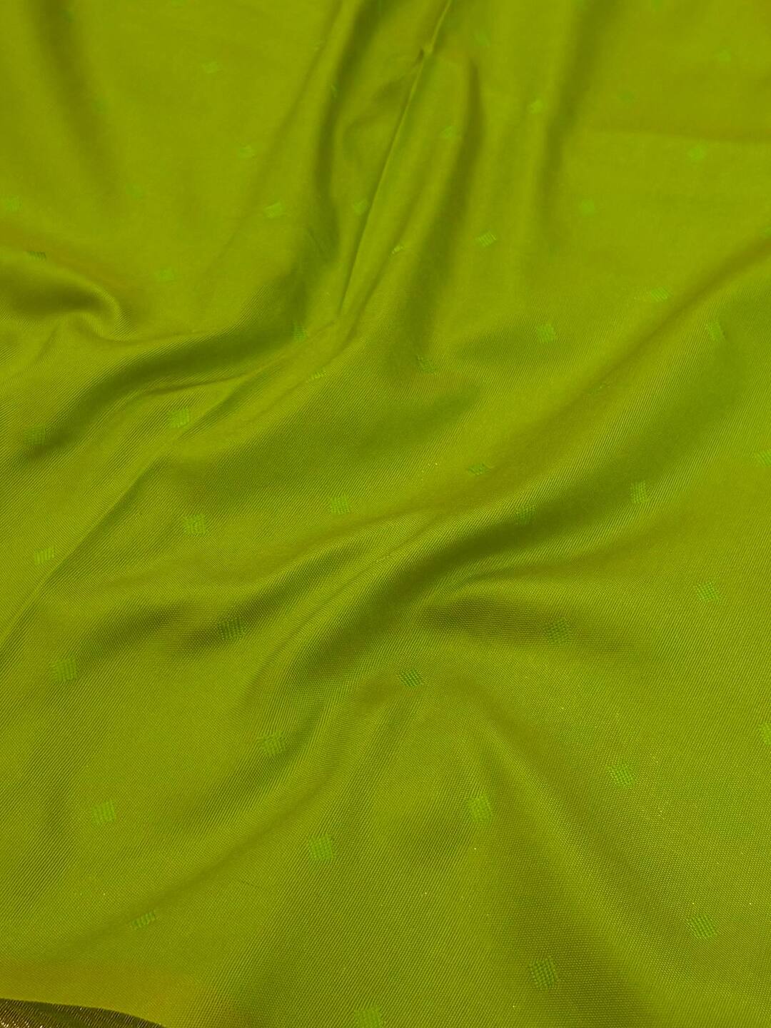 Apple Green Cotton Silk Saree