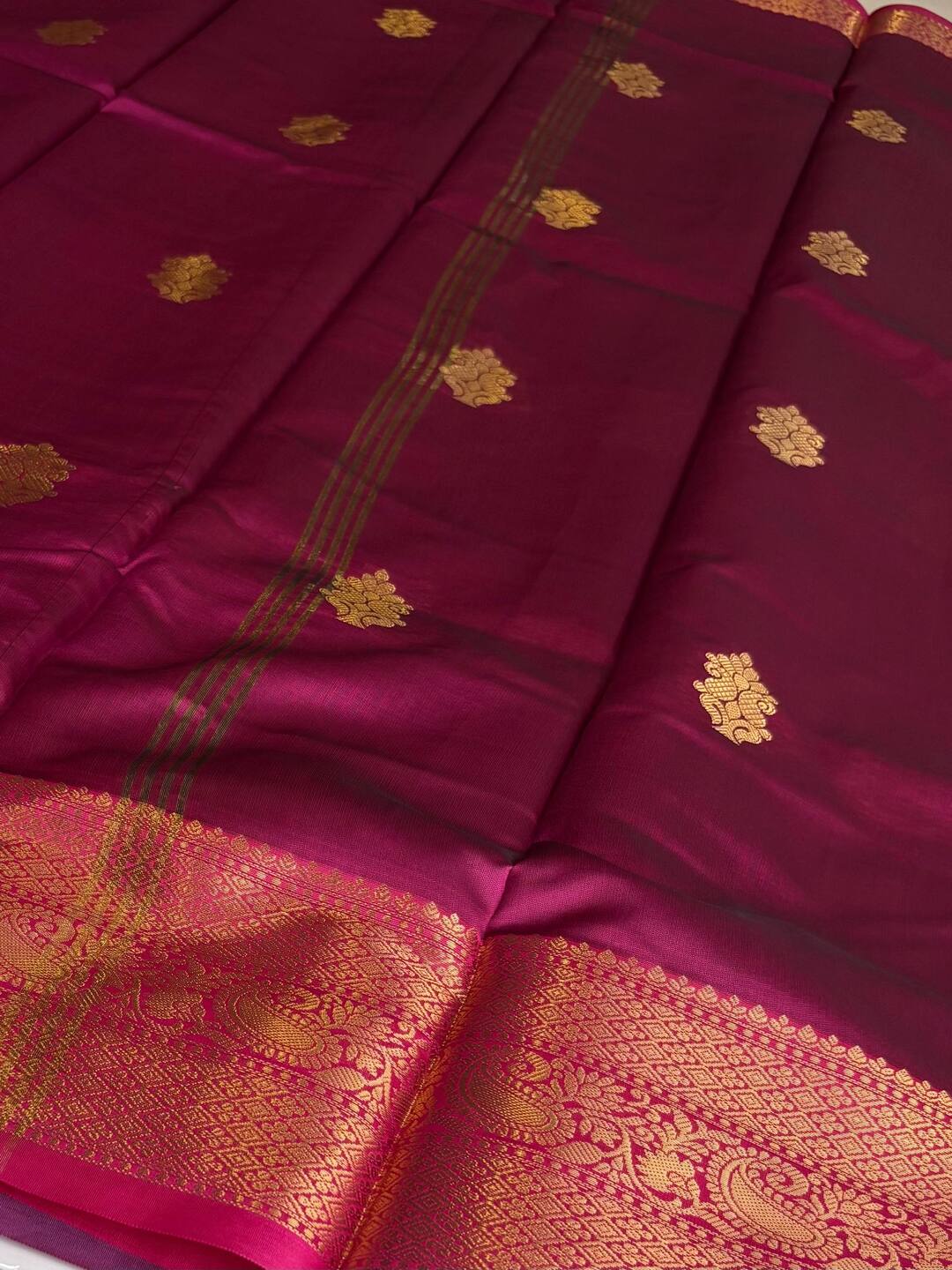 Teal Blue Cotton Silk Saree