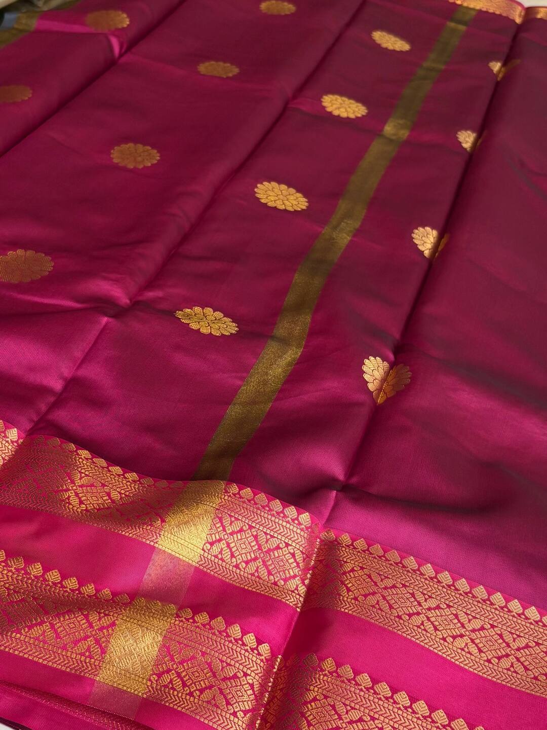 Grey Cotton Silk Saree